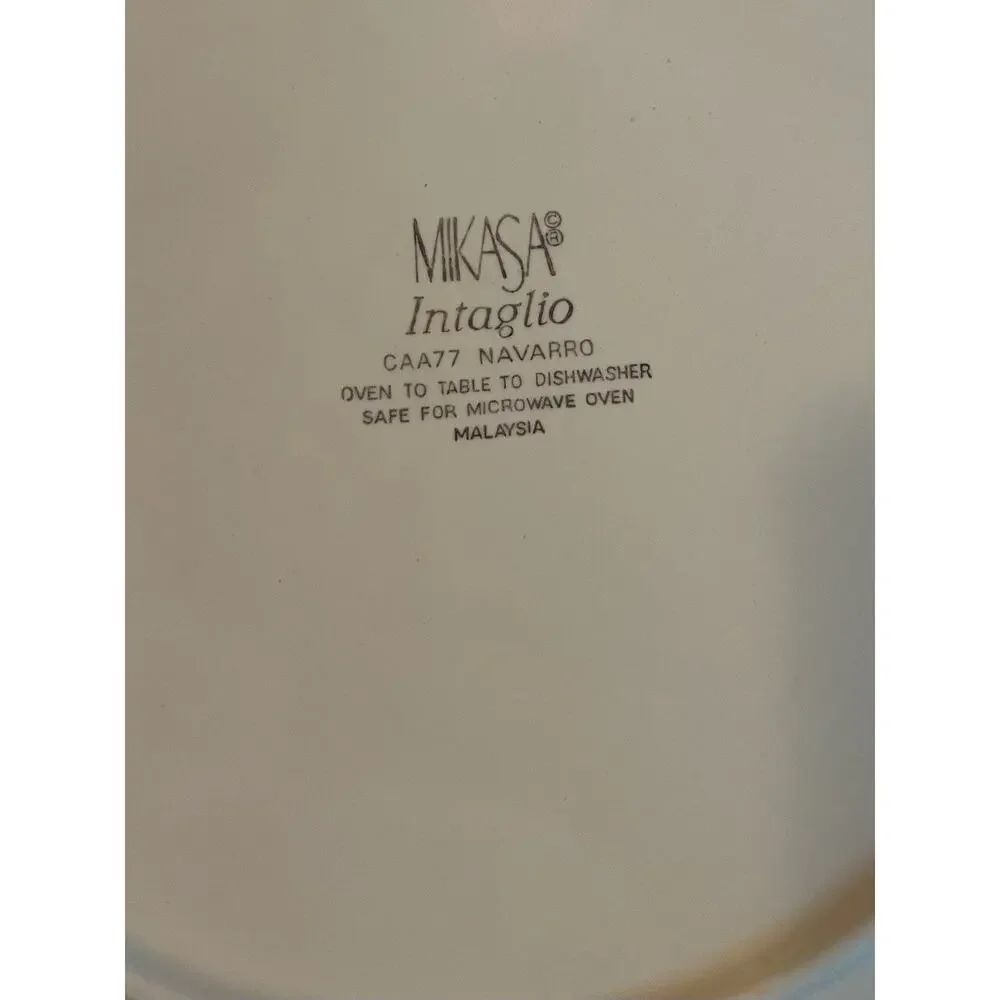 Mikasa Intaglio Navarro CAA77 12” Round Serving Platter Chop Plate Vintage
